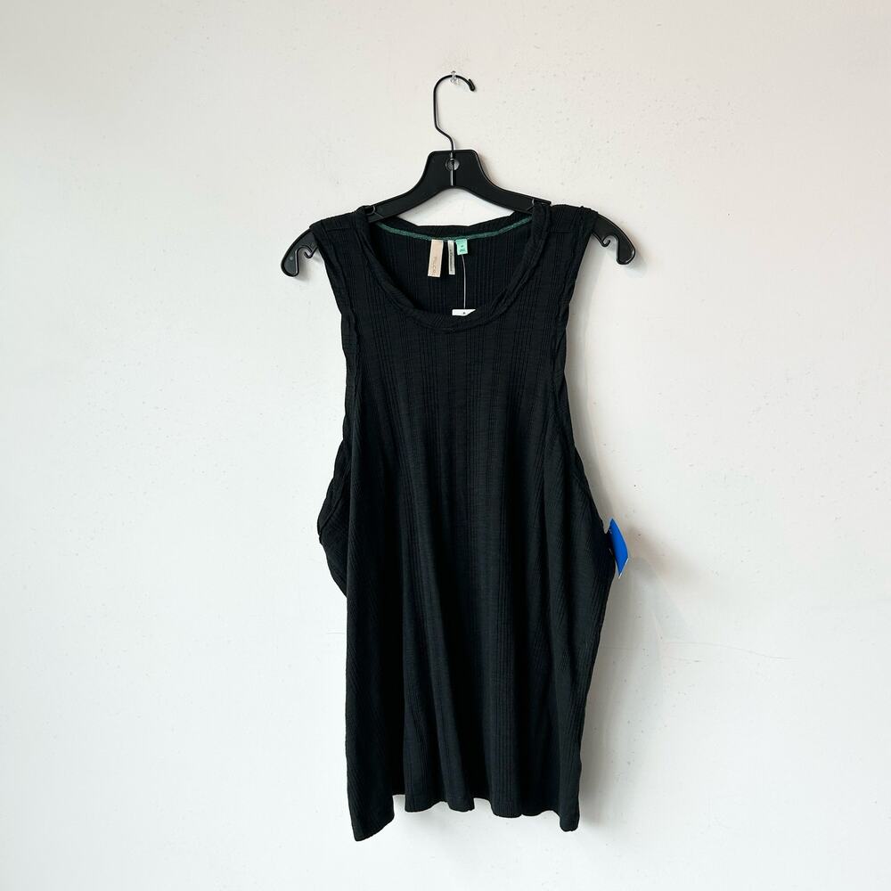 XXXL/3X Pilcro Black Tank Top